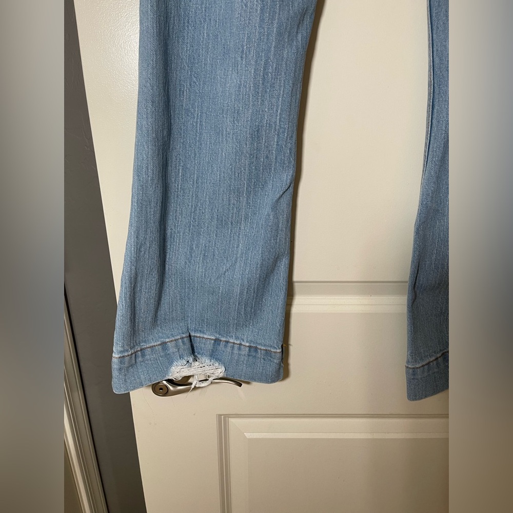 Classic Blue Flared Women's Jeans - Picture 14 of 15